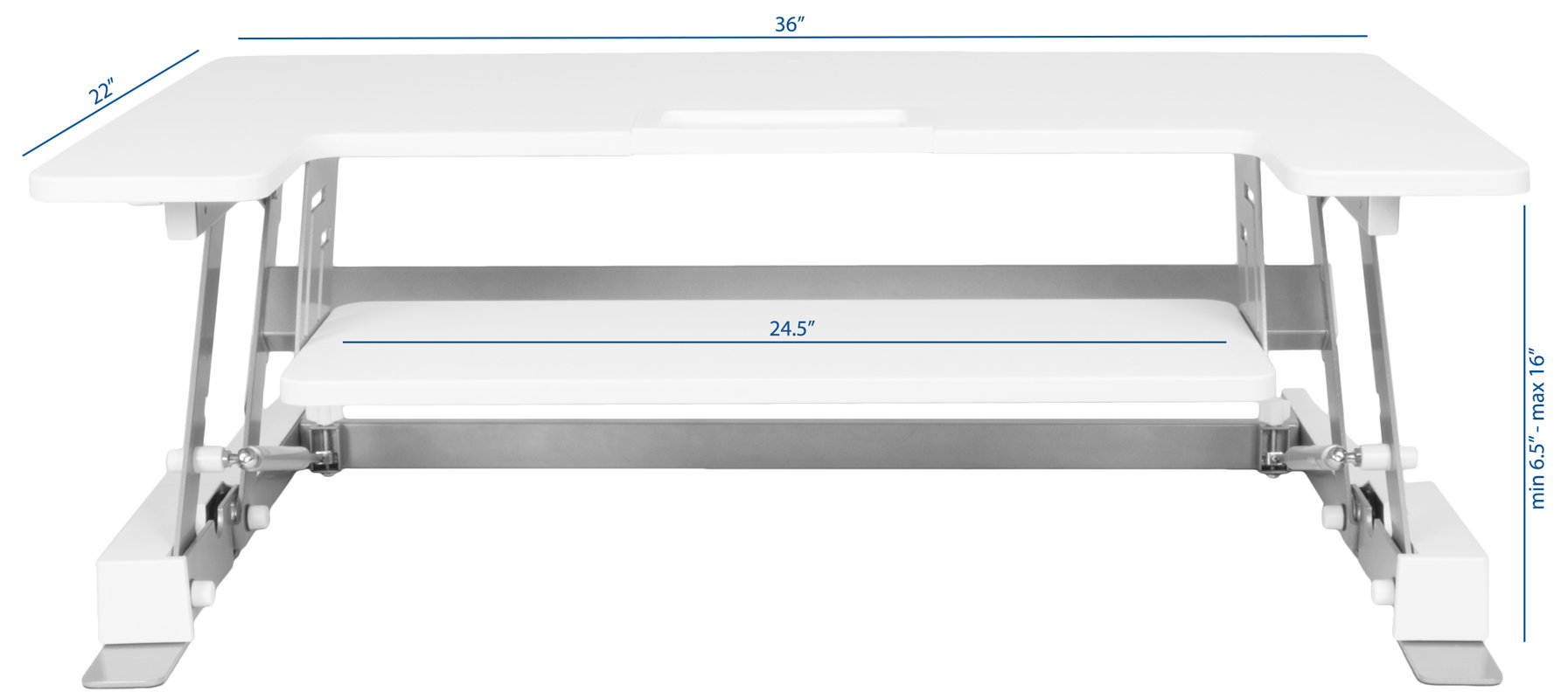 VIvo Adjustable Standing Desk Converter & Reviews Wayfair